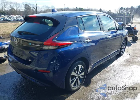 2021 Nissan Leaf S Plus 62 Kwh из США, поврежденный, VIN 1N4BZ1BV8MC554667